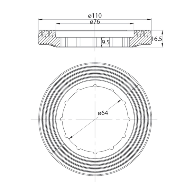 Арматура для унитаза Iddis Optima Home F012400-0005