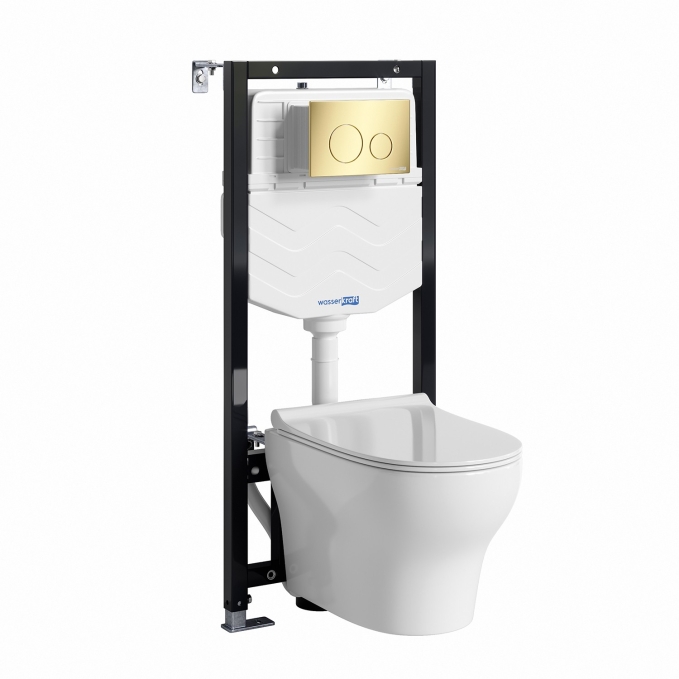 Система инсталляции с унитазом WasserKRAFT Aller 10TLT.010.ME.PG02.H001