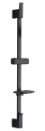 Душевая штанга Esko SR720QBlack черный с мыльницей