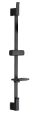 Душевая штанга Esko SR720QBlack черный с мыльницей Душевая штанга Esko SR720QBlack черный с мыльницей