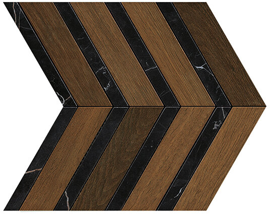Мозаика Atlas Concorde Heartwood Moka Marble Chevron 29.4x28.7, AOYI Мозаика Atlas Concorde Heartwood Moka Marble Chevron 29.4x28.7, AOYI