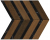 Мозаика Atlas Concorde Heartwood Moka Marble Chevron 29.4x28.7, AOYI
