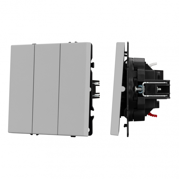 Механизм выключателя трехклавишный непроходной SWT-NOBE-MK03-SFPL-IS (230V, 10A), Arlight, 061800, изображение 1 Механизм выключателя трехклавишный непроходной SWT-NOBE-MK03-SFPL-IS (230V, 10A), Arlight, 061800, изображение 1