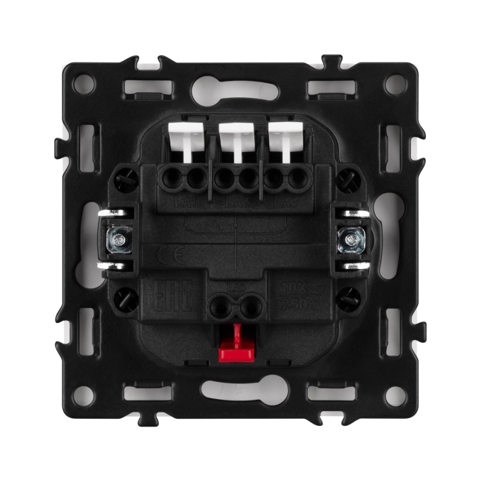 Механизм выключателя трехклавишный непроходной SWT-NOBE-MK03-SFPL-IS (230V, 10A), Arlight, 061800, изображение 3 Механизм выключателя трехклавишный непроходной SWT-NOBE-MK03-SFPL-IS (230V, 10A), Arlight, 061800, изображение 3
