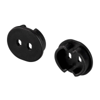 Заглушка ARH-ROUND-D20-DUAL BLACK с отверстием, Arlight, 039302