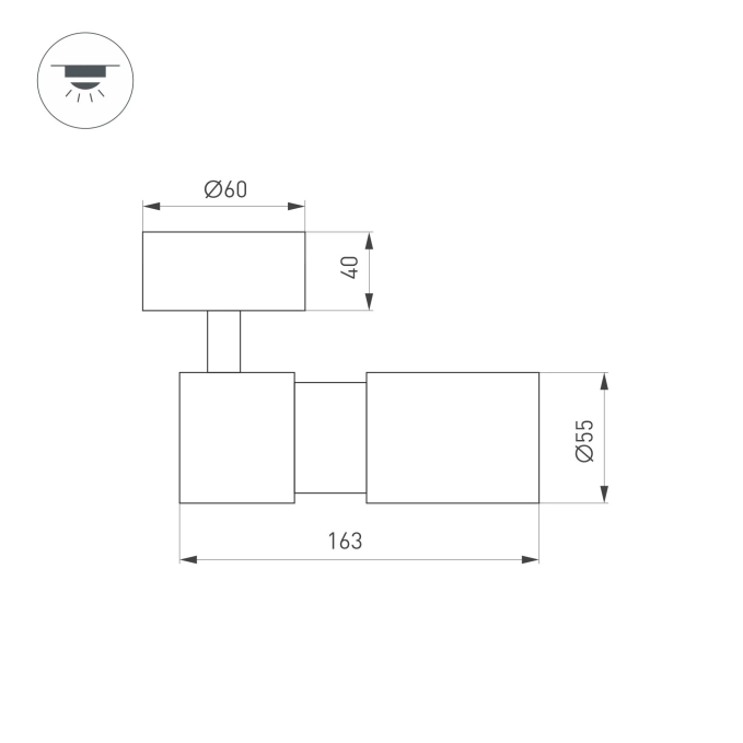 Светильник SP-ARTEMIS-SURFACE-FLAP-R55-12W Day4000 (WH, 8-80 deg, 230V), Arlight, 051787 Светильник SP-ARTEMIS-SURFACE-FLAP-R55-12W Day4000 (WH, 8-80 deg, 230V), Arlight, 051787