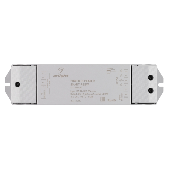 Усилитель SMART-RGBW (12-60V, 4x5A), Arlight, 029600, изображение 2 Усилитель SMART-RGBW (12-60V, 4x5A), Arlight, 029600, изображение 2