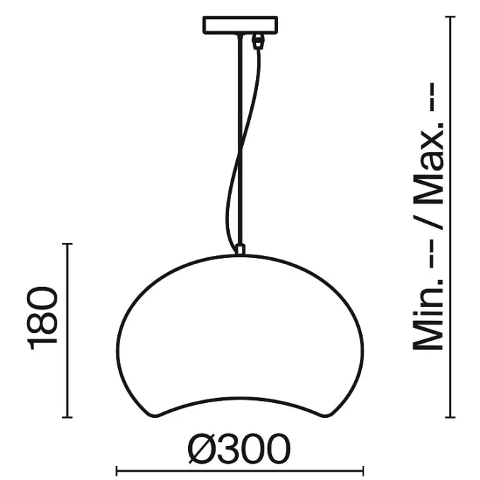 Подвесной светильник Холм / Mound, Freya, FR5428PL-01W