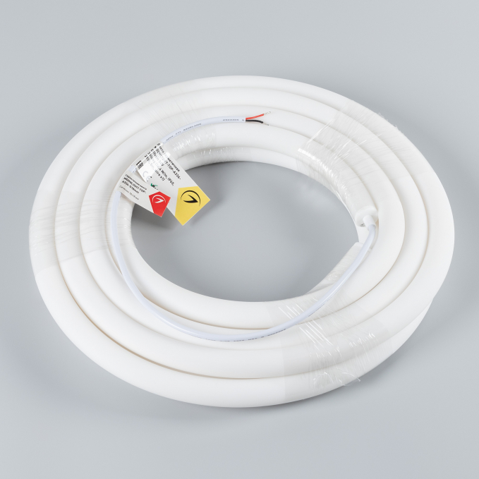 Светодиодная лента герметичная MOONLIGHT-TOP-A336-D18mm 24V Warm3000 360deg (14.4 W/m, IP65, 2835, 5m, wire x1), Arlight, 038754, изображение 5