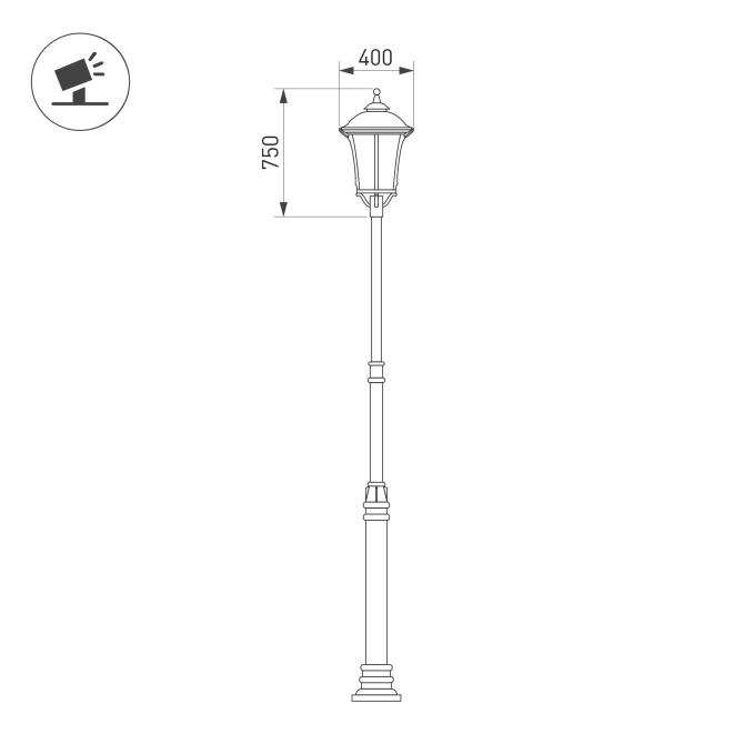 Светильник OXOR-GRADUA-O-400x750-50W Day4000 (BK, 120 deg, 230V) IP65, Arlight, 052392, изображение 2 Светильник OXOR-GRADUA-O-400x750-50W Day4000 (BK, 120 deg, 230V) IP65, Arlight, 052392, изображение 2