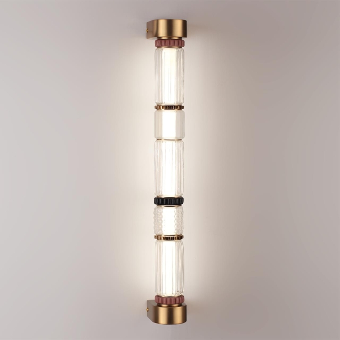 Настенный светильник LED 22W 4000K COLLIER L-VISION Настенный 043 ODEON LIGHT 5455/18WL, фото на белом фоне Настенный светильник LED 22W 4000K COLLIER L-VISION Настенный 043 ODEON LIGHT 5455/18WL, фото на белом фоне