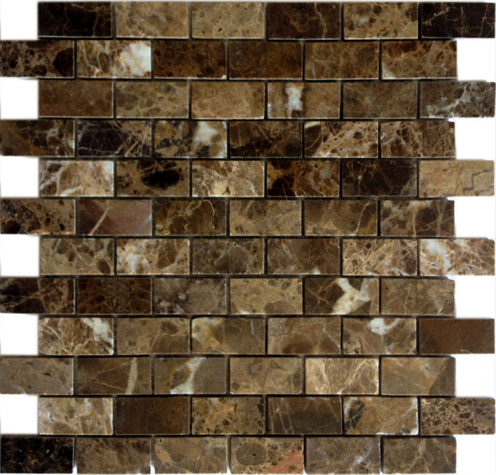 Мозаика Caramelle (LeeDo) Pietrine Emperador Dark Pol 23x48 29.8x29.8 Мозаика Caramelle (LeeDo) Pietrine Emperador Dark Pol 23x48 29.8x29.8