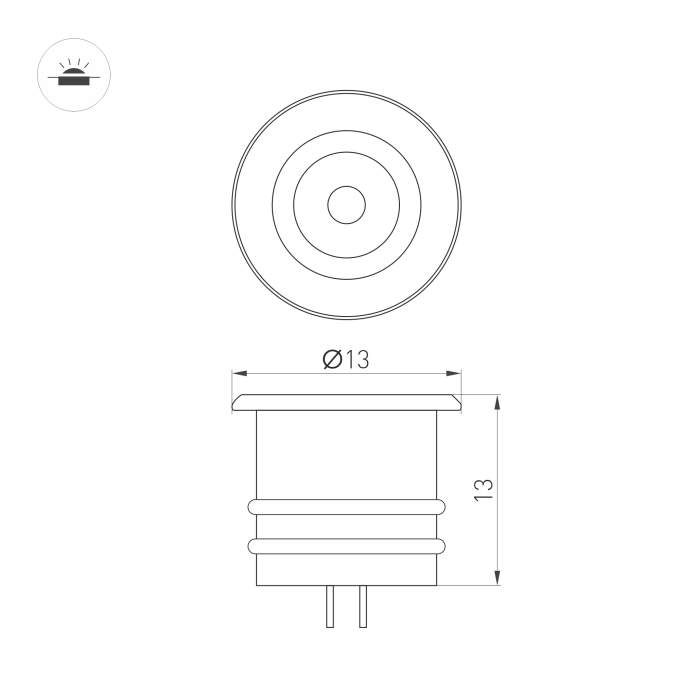 Светильник ART-PICCOLO-BUILT-R13-1W Day4000 (BK, 30 deg, 3V), Arlight, 062236, изображение 5 Светильник ART-PICCOLO-BUILT-R13-1W Day4000 (BK, 30 deg, 3V), Arlight, 062236, изображение 5