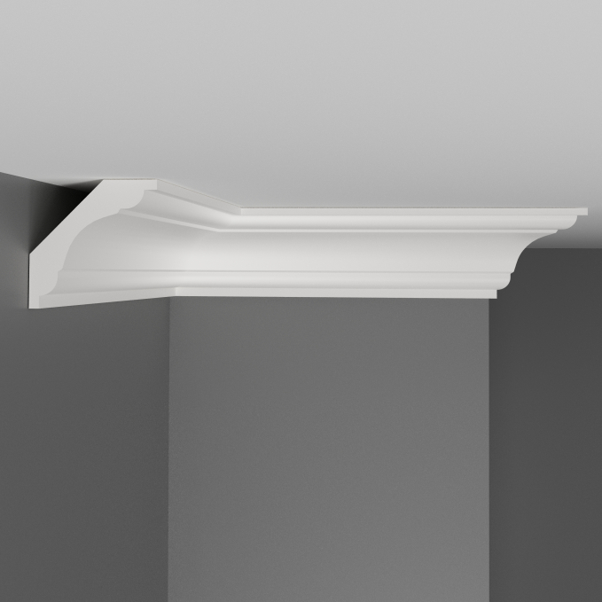 Карниз, плинтус потолочный гладкий Decomaster D124ДМ, 50x50x2000 мм Карниз, плинтус потолочный гладкий Decomaster D124ДМ, 50x50x2000 мм