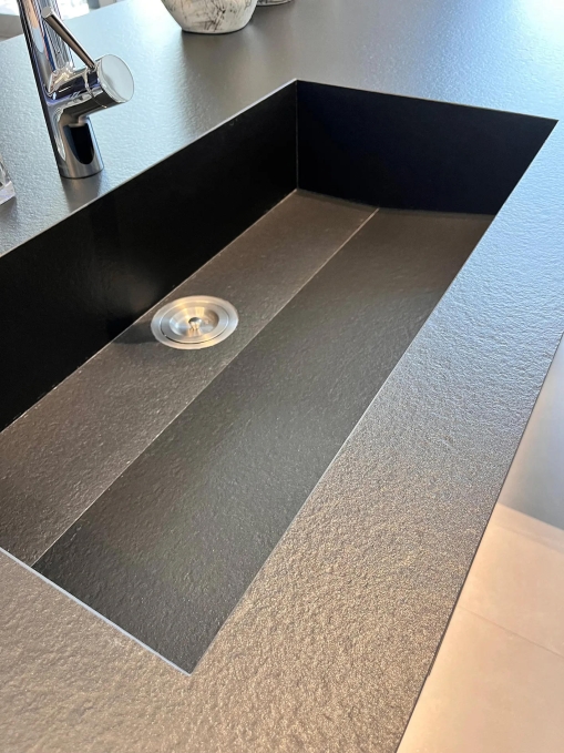 Керамогранит StaroSlabs Monocolors Black Texture 80x320