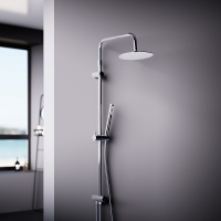 Душевая система Damixa Scandinavian Pure 936000000 стойка с тропическим душем, хром Душевая система Damixa Scandinavian Pure 936000000 стойка с тропическим душем, хром