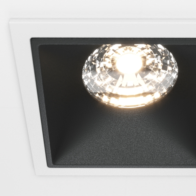 Встраиваемый светильник Альфа / Alfa LED 15 Вт 3000 К 36°, DL043-01-15W3K-SQ-WB, изображение 3 Встраиваемый светильник Альфа / Alfa LED 15 Вт 3000 К 36°, DL043-01-15W3K-SQ-WB, изображение 3