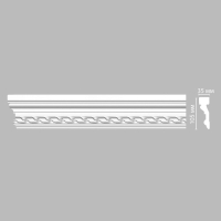 Молдинг с рисунком Decomaster DT-1, 105x40x2400 мм