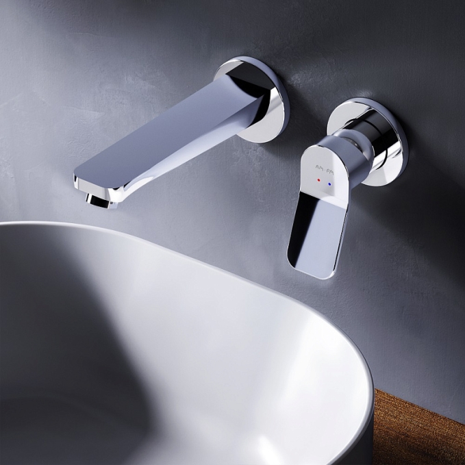 Смеситель для раковины (умывальника) AM.PM X-Joy F85A72600 хром встраиваемый Смеситель для раковины (умывальника) AM.PM X-Joy F85A72600 хром встраиваемый