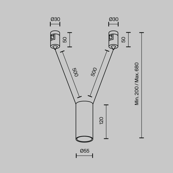 Трековый подвесой светильник Фокус / Focus Led Flarity 4000K 5Вт 30°, TR156-1-5W4K-B, изображение 8 Трековый подвесой светильник Фокус / Focus Led Flarity 4000K 5Вт 30°, TR156-1-5W4K-B, изображение 8