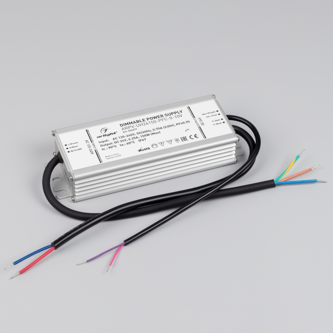 Блок питания ARPV-UH24150-PFC-0-10V (24V, 6.3A, 150W), Arlight, 024277, изображение 3 Блок питания ARPV-UH24150-PFC-0-10V (24V, 6.3A, 150W), Arlight, 024277, изображение 3