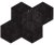 Мозаика Atlas Concorde Marvel Stone Nero Marquina Mosaico Esag. Lapp. 30x35, AS2K