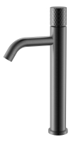 Смеситель для раковины Boheme Stick 122-GM вороненая сталь