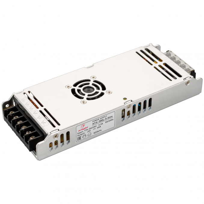 Блок питания HTS-300L-5-Slim (5V, 60A, 300W), Arlight, 022414, изображение 1