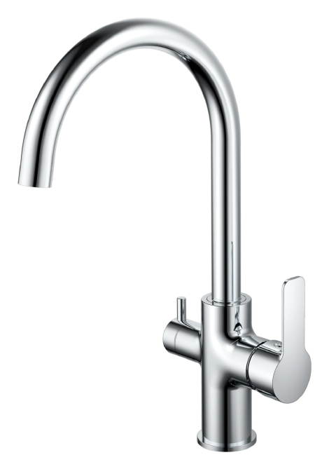 Смеситель для кухонной мойки Esko Kitchen K27 хром глянцевый с подключением фильтра Смеситель для кухонной мойки Esko Kitchen K27 хром глянцевый с подключением фильтра