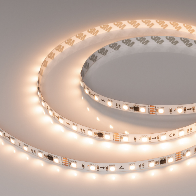Светодиодная лента SPI-B60-10mm 24V Warm3000-PX6-RAM (15 W/m, IP20, 5060, 5m), Arlight, 039040, изображение 1 Светодиодная лента SPI-B60-10mm 24V Warm3000-PX6-RAM (15 W/m, IP20, 5060, 5m), Arlight, 039040, изображение 1