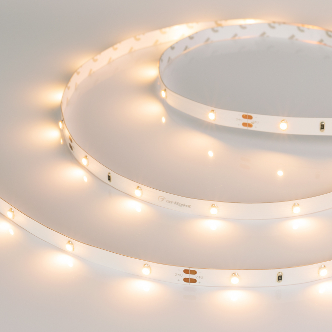 Светодиодная лента RT 2-5000 24V Warm3000 0.5x (3528, 150 LED, LUX), Arlight, 024112, изображение 1 Светодиодная лента RT 2-5000 24V Warm3000 0.5x (3528, 150 LED, LUX), Arlight, 024112, изображение 1