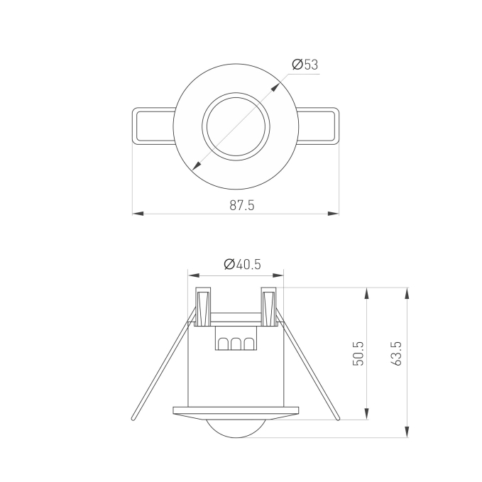 Датчик движения PRIME-PIR-BUILT-R53-200W (230V, 1.7A, MULTI, IP20), Arlight, 031844, изображение 2 Датчик движения PRIME-PIR-BUILT-R53-200W (230V, 1.7A, MULTI, IP20), Arlight, 031844, изображение 2