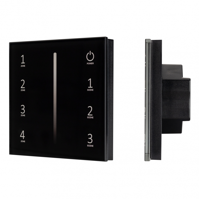 Панель SMART-P34-DIM-IN Black (230V, 0-10V, Sens, 2.4G), Arlight, 028112, изображение 1 Панель SMART-P34-DIM-IN Black (230V, 0-10V, Sens, 2.4G), Arlight, 028112, изображение 1