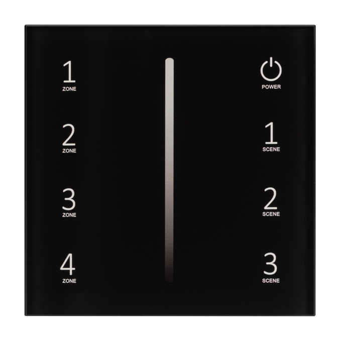 Панель SMART-P34-DIM-IN Black (230V, 0-10V, Sens, 2.4G), Arlight, 028112, изображение 2 Панель SMART-P34-DIM-IN Black (230V, 0-10V, Sens, 2.4G), Arlight, 028112, изображение 2