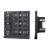 INTELLIGENT ARLIGHT Механизм панели KNX-303-22-IN Black (Bus), Arlight, 043109