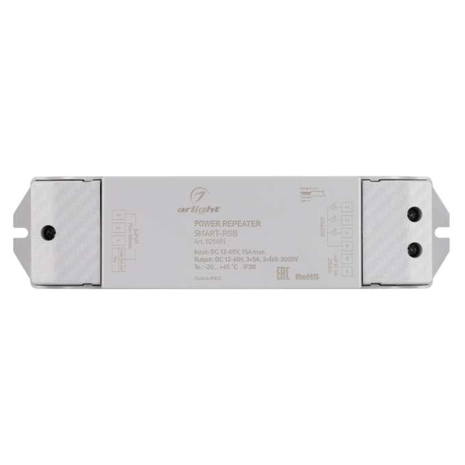 Усилитель SMART-RGB (12-60V, 3x5A), Arlight, 029601, изображение 2 Усилитель SMART-RGB (12-60V, 3x5A), Arlight, 029601, изображение 2