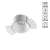 Светильник встраиваемый для ГКЛ потолка IP20 GU10 50W 220V NIMBUS WIR NT25 622 NOVOTECH 370995