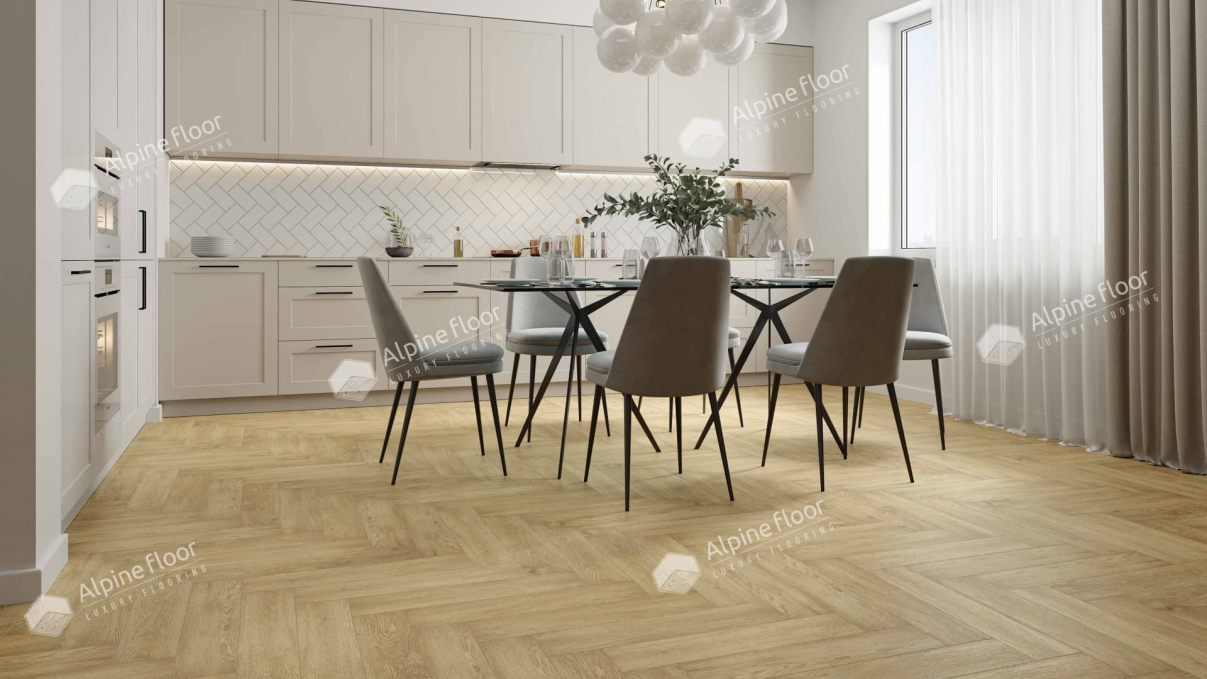 Каменный ламинат SPC (ABA) Alpine Floor Parquet Premium Дуб Ваниль Селект, ECO 19-3 MC