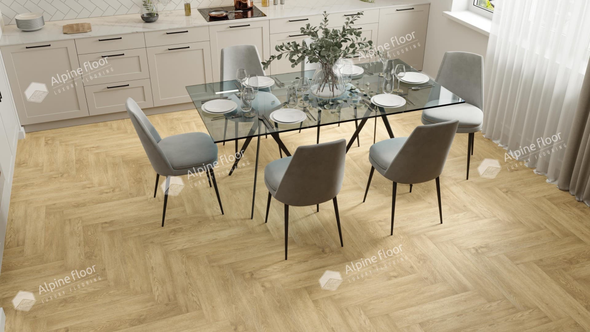 Каменный ламинат SPC (ABA) Alpine Floor Parquet Premium Дуб Ваниль Селект, ECO 19-3 MC