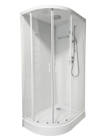 Душевая кабина Sapbox 110x80 SB1100R-110-02-WTR-W профиль белый, стекло прозрачное Душевая кабина Sapbox 110x80 SB1100R-110-02-WTR-W профиль белый, стекло прозрачное