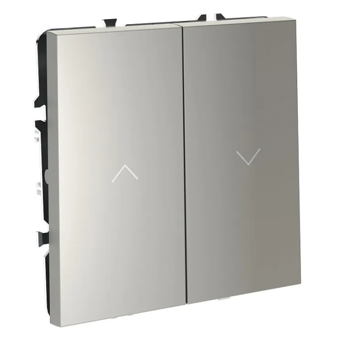 Выключатель встраиваемый VOLTUM S70 для жалюзи 10А, (сталь), Voltum, VLS020705 Выключатель встраиваемый VOLTUM S70 для жалюзи 10А, (сталь), Voltum, VLS020705