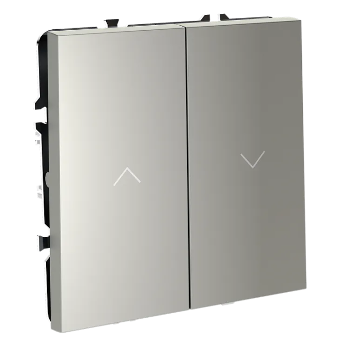 Выключатель встраиваемый VOLTUM S70 для жалюзи 10А, (сталь), Voltum, VLS020705 Выключатель встраиваемый VOLTUM S70 для жалюзи 10А, (сталь), Voltum, VLS020705