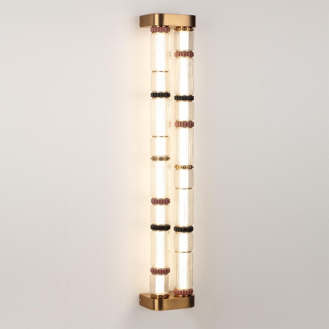 Настенный светильник LED 60W 4000K COLLIER L-VISION Настенный 043 ODEON LIGHT 5455/60WL, фото на белом фоне Настенный светильник LED 60W 4000K COLLIER L-VISION Настенный 043 ODEON LIGHT 5455/60WL, фото на белом фоне