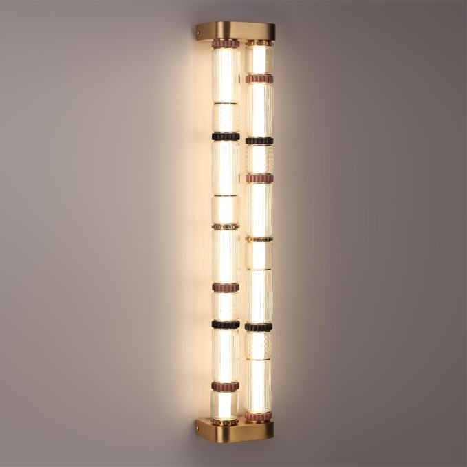 Настенный светильник LED 60W 4000K COLLIER L-VISION Настенный 043 ODEON LIGHT 5455/60WL, фото на цветном фоне 1 Настенный светильник LED 60W 4000K COLLIER L-VISION Настенный 043 ODEON LIGHT 5455/60WL, фото на цветном фоне 1