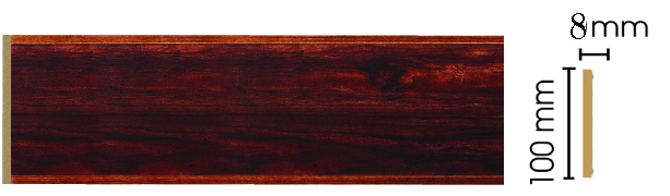 Декоративная панель Decomaster B10-1084, 100x9x2400 мм