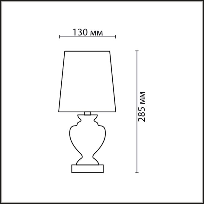 Настольная лампа E14 1*40W 220V BIANKA CLASSI LN26 483 LUMION 8162/1T, схема товара Настольная лампа E14 1*40W 220V BIANKA CLASSI LN26 483 LUMION 8162/1T, схема товара