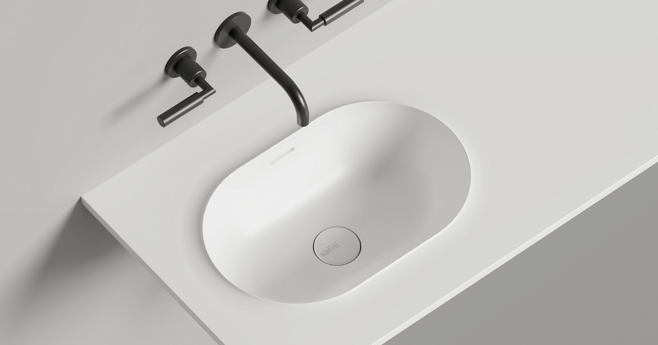 Подвесная раковина Salini Onda Edge Oval 14022041MN 40 см белая матовая Подвесная раковина Salini Onda Edge Oval 14022041MN 40 см белая матовая