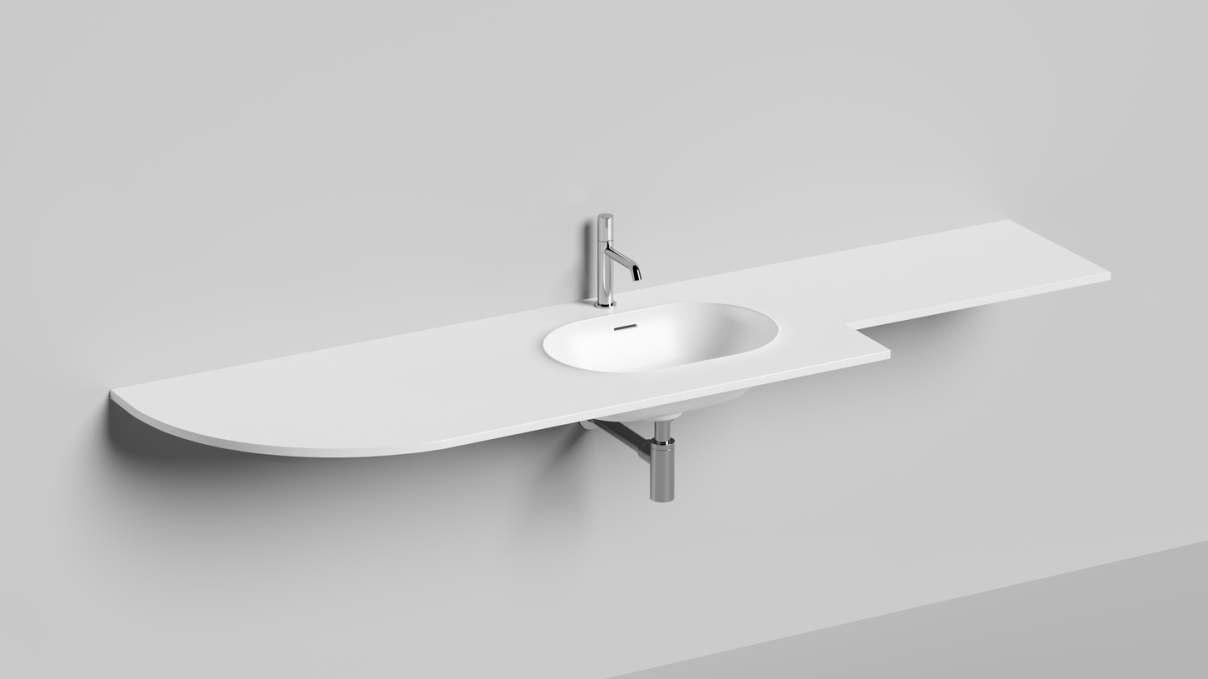 Подвесная раковина Salini Onda Edge Oval 14022041MN 40 см белая матовая Подвесная раковина Salini Onda Edge Oval 14022041MN 40 см белая матовая