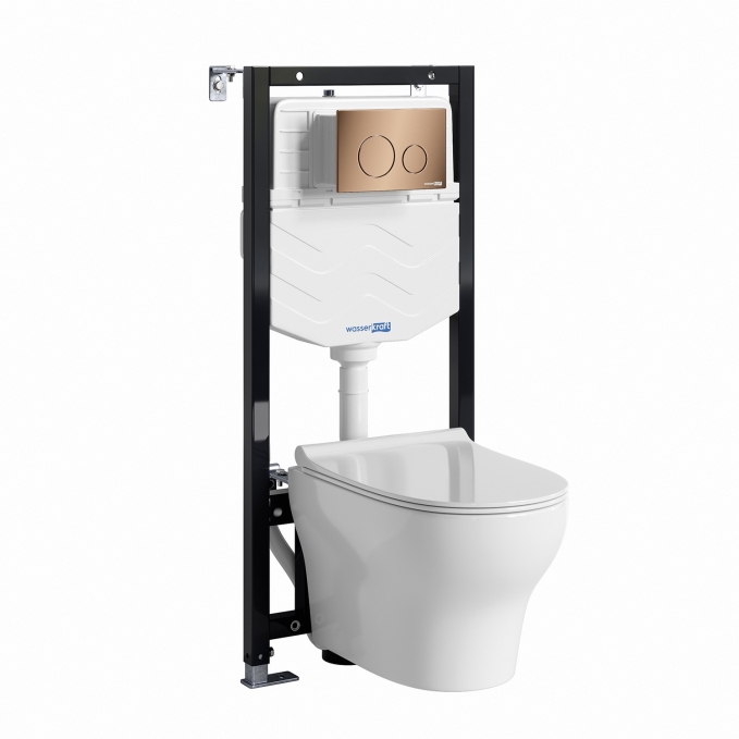 Система инсталляции с унитазом WasserKRAFT Aller 10TLT.010.ME.RG02.H001
