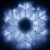 Фигура cветодиодная ARD-SNOWFLAKE-M5-600x600-216LED White (230V, 15W), Arlight, 025308